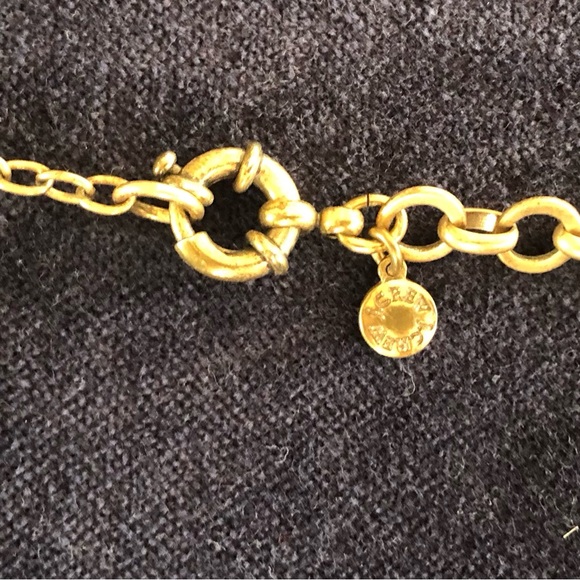 J CREW Rhinestone/Crystal and Gold Statement Necklace. - Picture 7 of 11